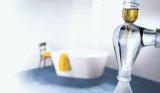 Jungebad Apparatur - befüllt- mit Wanne_Presse8298